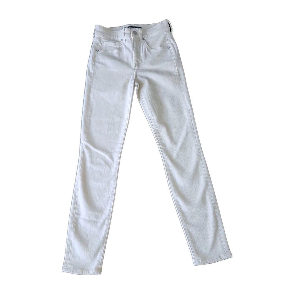 Veronica Beard Debbie Ankle Skinny High Rise Denim Ecru Women's Size 24